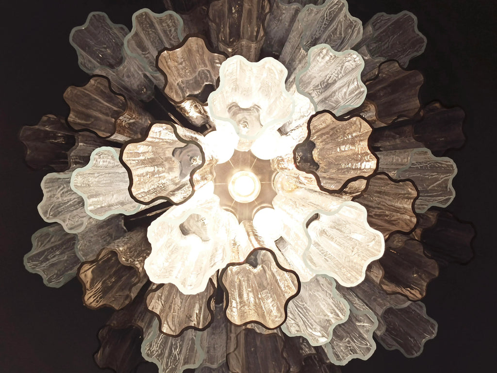 Fantastic Murano Smoked Glass Tube Chandelier product image