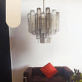 Fantastic Murano Smoked Glass Tube Chandelier product image