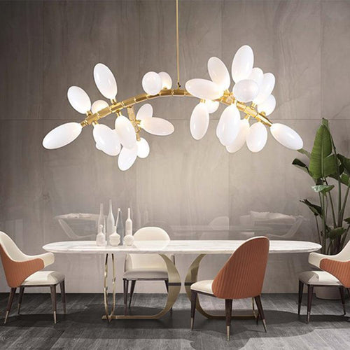 Fashion Grape Linear Chandelier 57" L by Bling Lighting Studio