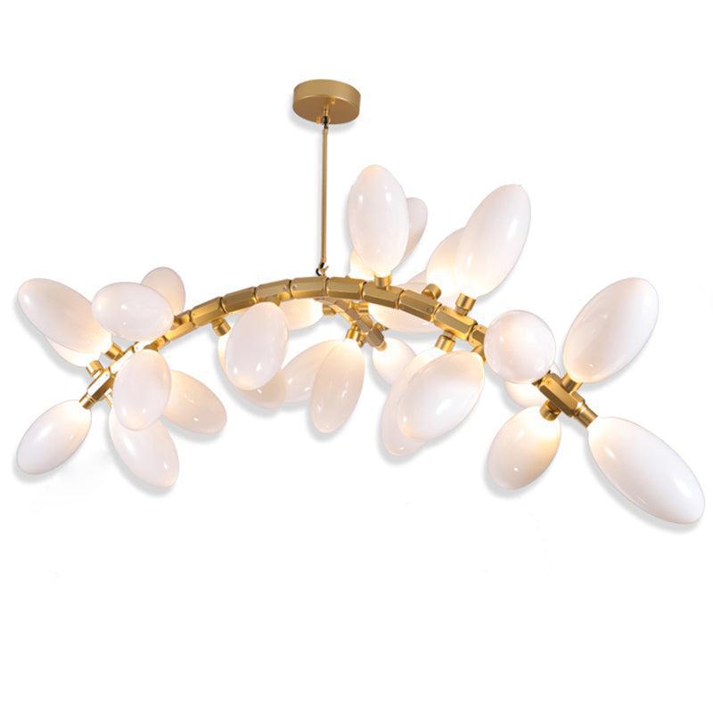 Fashion Grape Linear Chandelier 57" L by Bling Lighting Studio