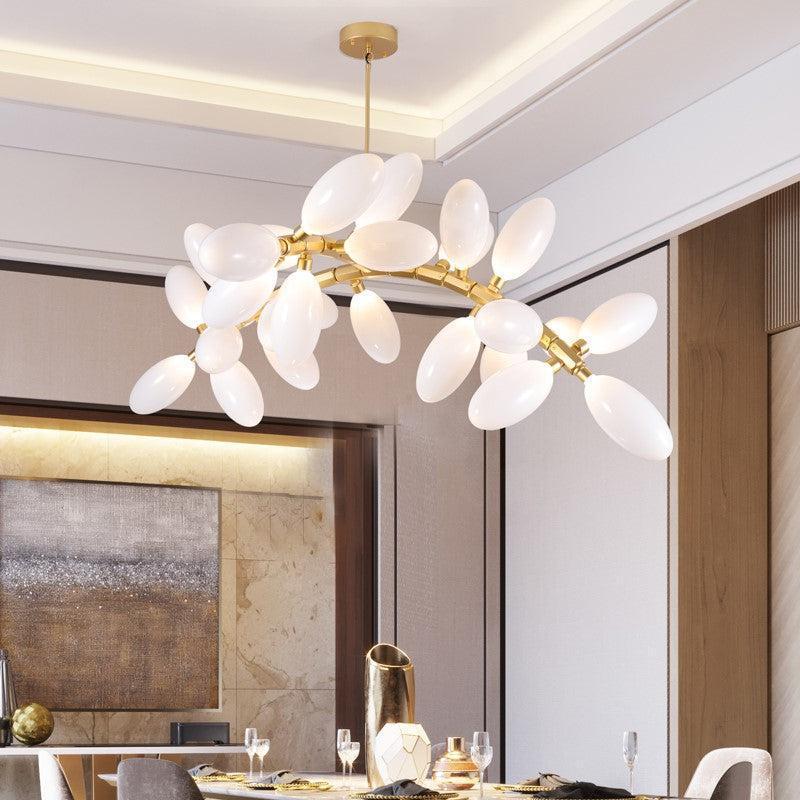 Fashion Grape Linear Chandelier 57" L by Bling Lighting Studio