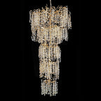 Ferja Quatre Branching Penny Foyer Chandelier by Bling Lighting Studio
