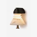 Strata Alabaster Wall Lamp by Bling Lighting Studio