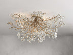 Fiore Flush Mount lighting fixture material and finish detail