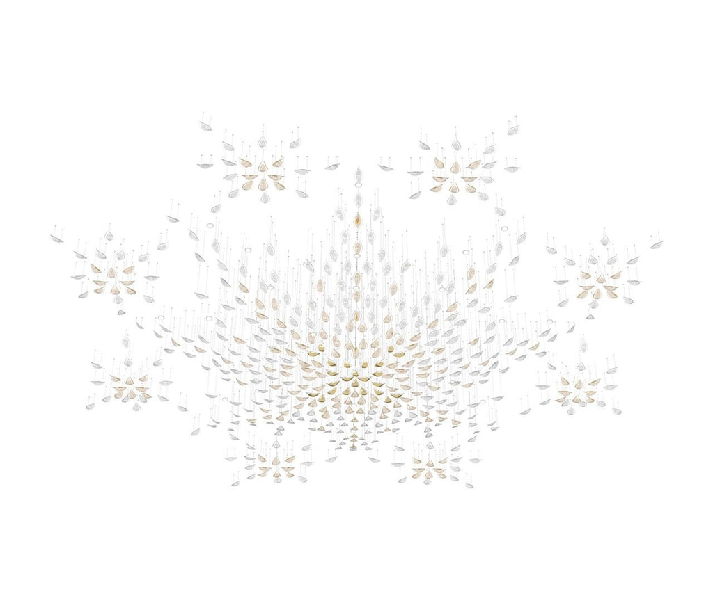 Floating Leaves Chandelier