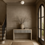 Moonshade Alabaster Light lighting fixture material and finish detail