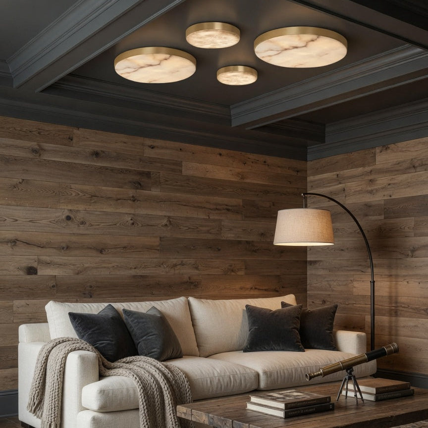 Laurel Alabaster Flush Mount lighting fixture additional product view