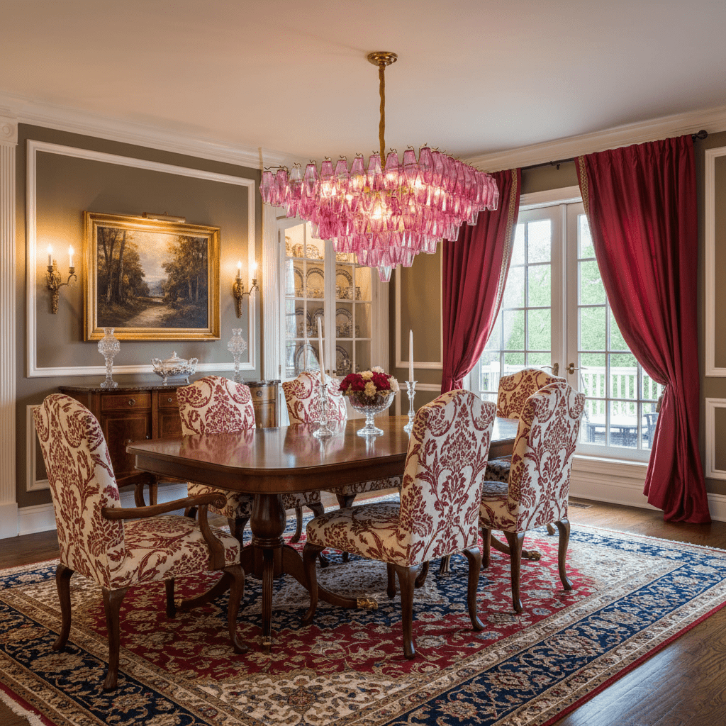 Murano Poliedri Prism Empire Chandelier