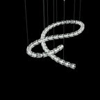 Designer The Gabriel Infinity LED Chandelier | Custom Size & Made-to-Order Lighting for Luxury Homes & Commercial