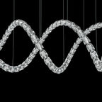 Elegant The Gabriel Infinity Loop LED Chandelier | Custom Size & Made-to-Order Lighting for Luxury Homes & Commercial