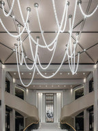 Elegant The Gabriel Infinity Loop LED Chandelier | Custom Size & Made-to-Order Lighting for Luxury Homes & Commercial