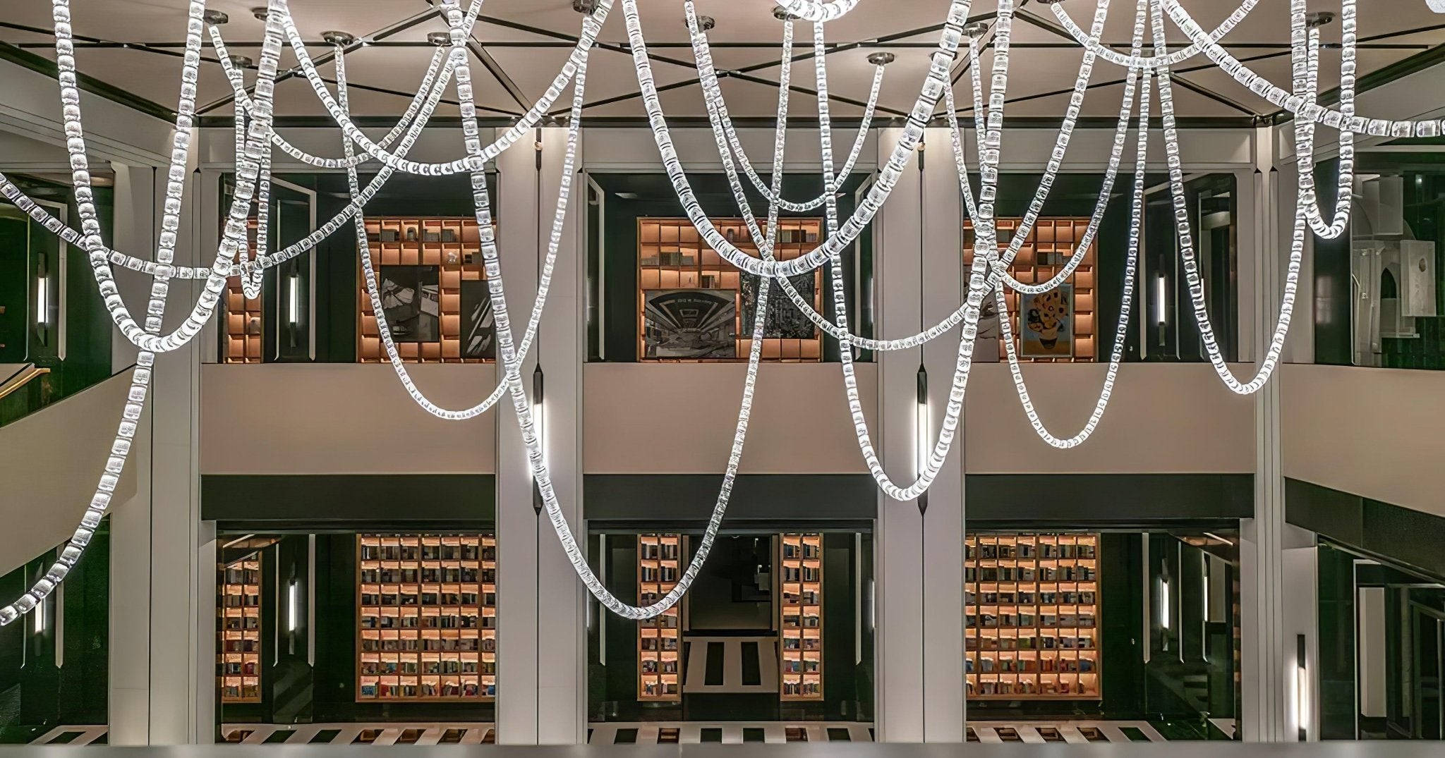 Elegant The Gabriel Infinity Loop LED Chandelier | Custom Size & Made-to-Order Lighting for Luxury Homes & Commercial