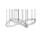 Elegant The Gabriel Infinity Loop LED Chandelier | Custom Size & Made-to-Order Lighting for Luxury Homes & Commercial