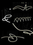Elegant The Gabriel Infinity Loop LED Chandelier | Custom Size & Made-to-Order Lighting for Luxury Homes & Commercial
