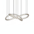 Elegant The Gabriel Infinity Loop LED Chandelier | Custom Size & Made-to-Order Lighting for Luxury Homes & Commercial