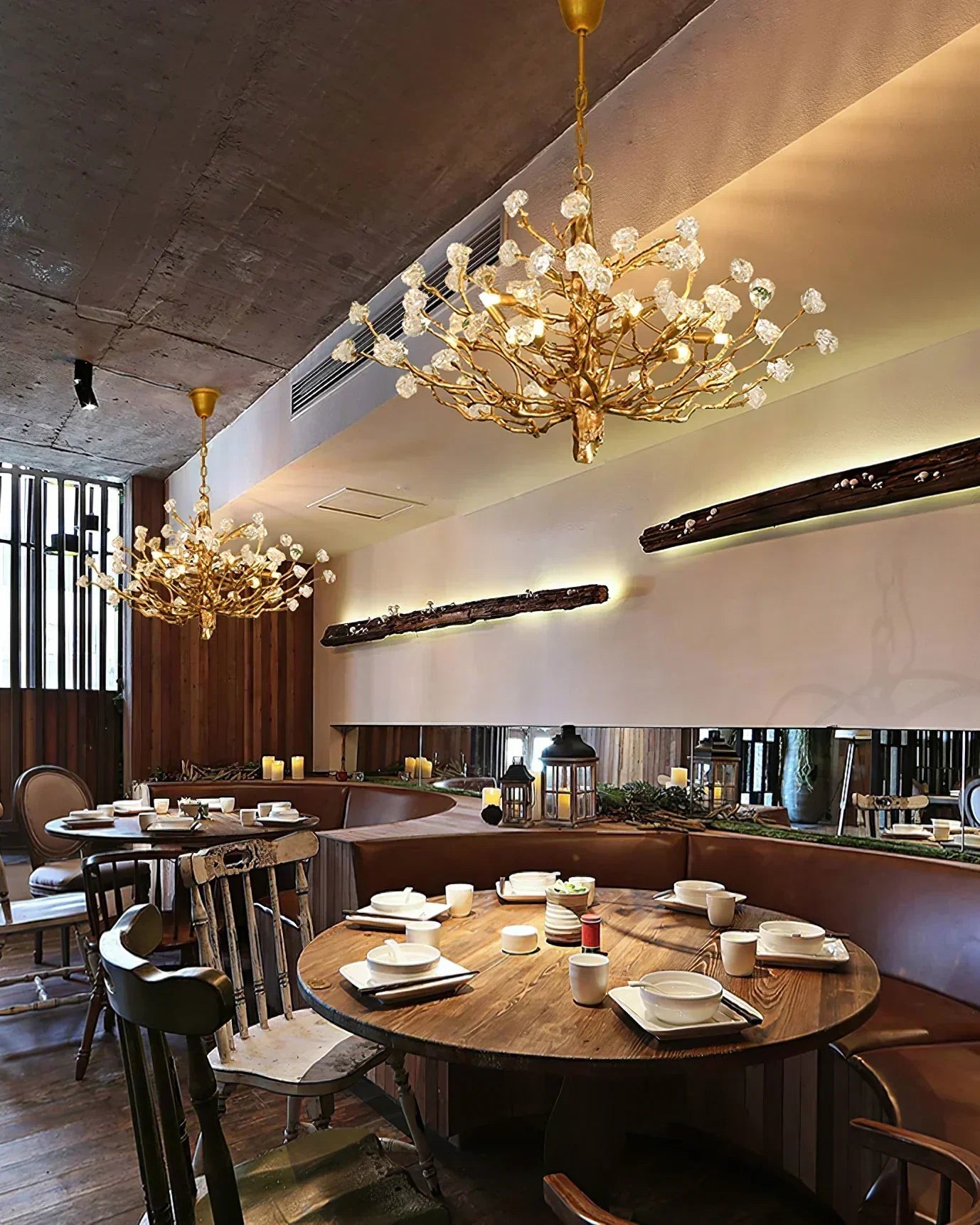 Gemstone Branch Chandelier with Artistic Design for Bedroom or Living Room by Bling Lighting Studio