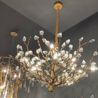 Gemstone Branch Chandelier with Artistic Design for Bedroom or Living Room by Bling Lighting Studio