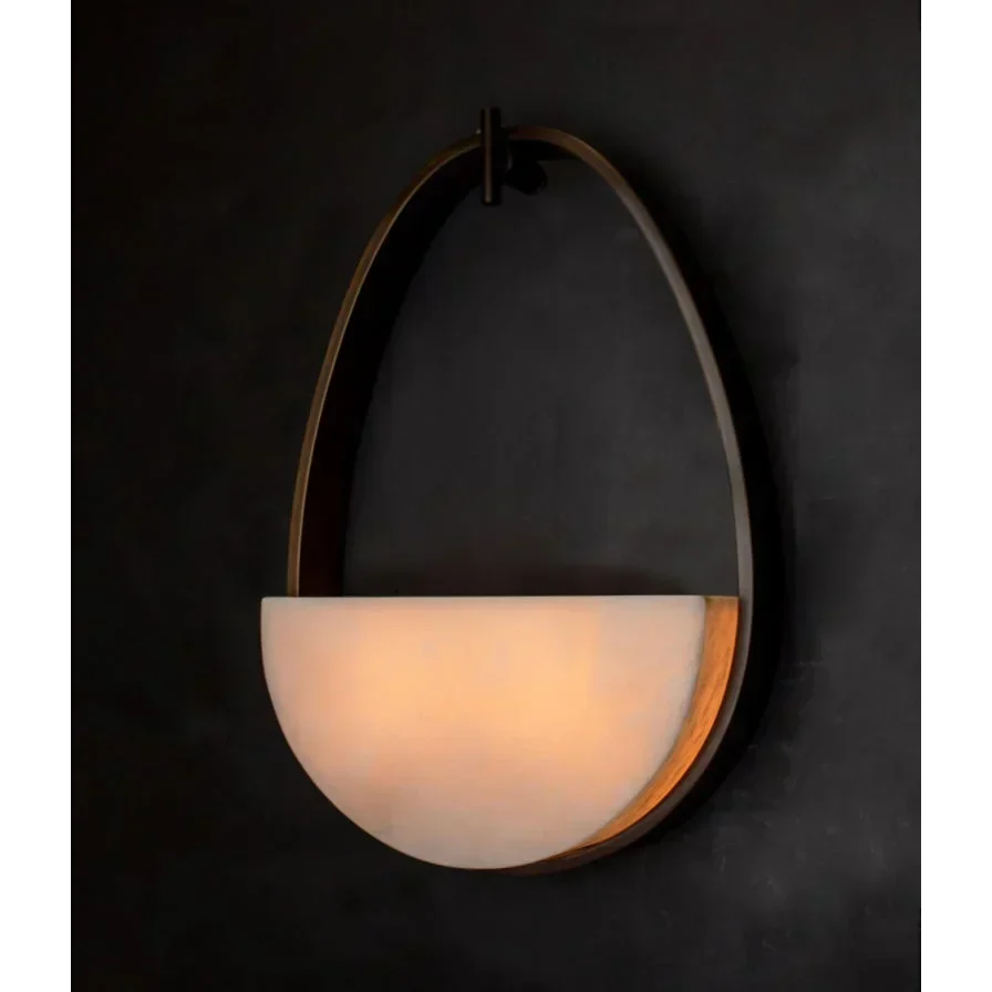 ORVEN HALF MOON SCONCES by Bling Lighting Studio
