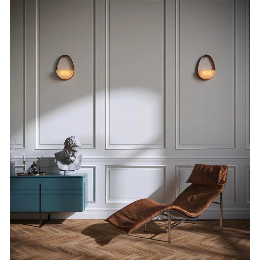 ORVEN HALF MOON SCONCES by Bling Lighting Studio