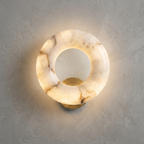 Halo Alabaster Wall Sconce