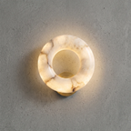 Halo Alabaster Wall Sconce