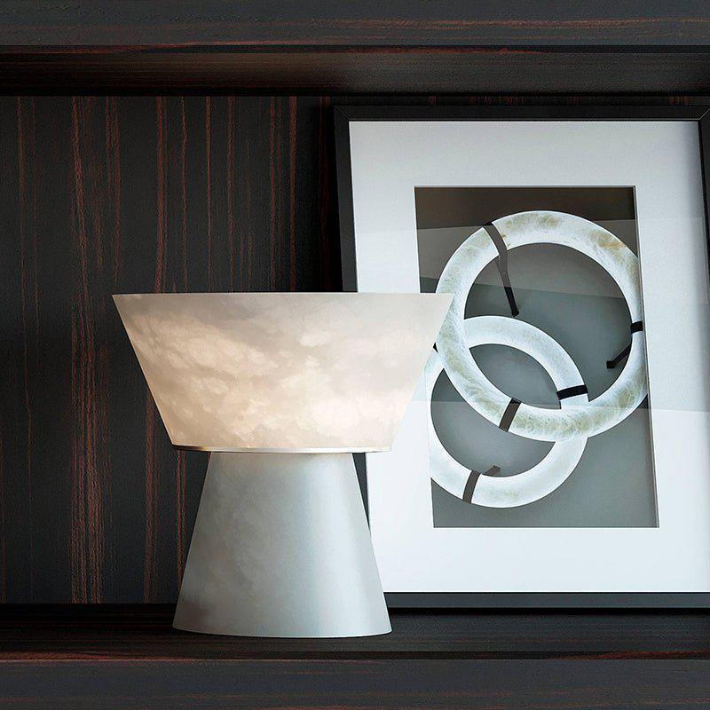 Henqet Alabaster Table Lamp by Bling Lighting Studio