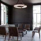 Glacera Round Alabaster Chandelier by Bling Lighting Studio