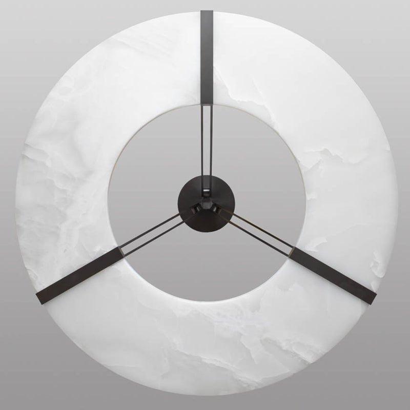 Glacera Round Alabaster Chandelier by Bling Lighting Studio