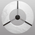 Glacera Round Alabaster Chandelier by Bling Lighting Studio