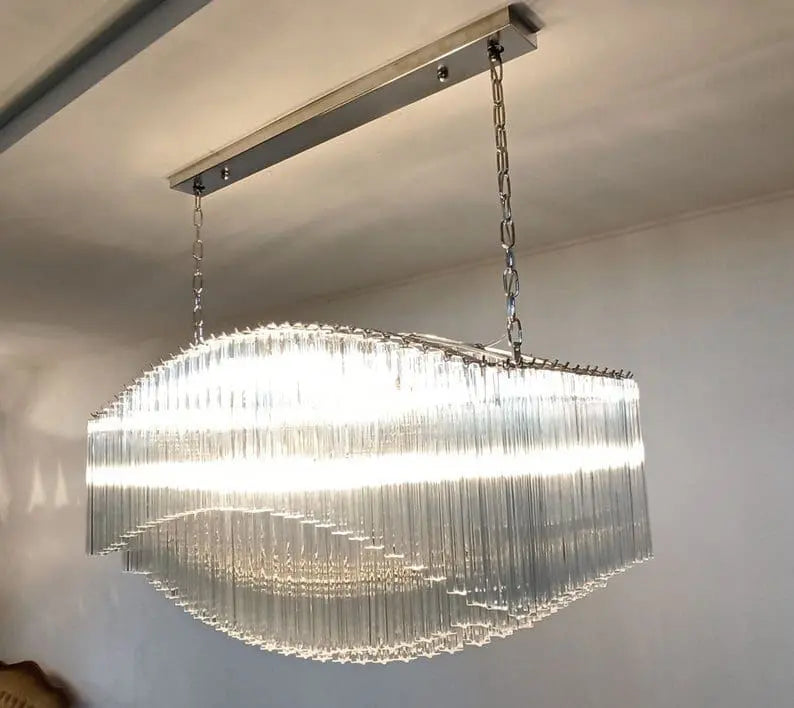 Murano Chandelier – Pagoda – 292 prisms – Transparent
