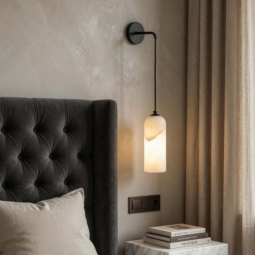 Mirasol Alabaster Wall Sconce