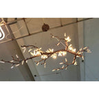 Selenite Crystal Blossom Branching Tree Chandelier by Bling Lighting Studio