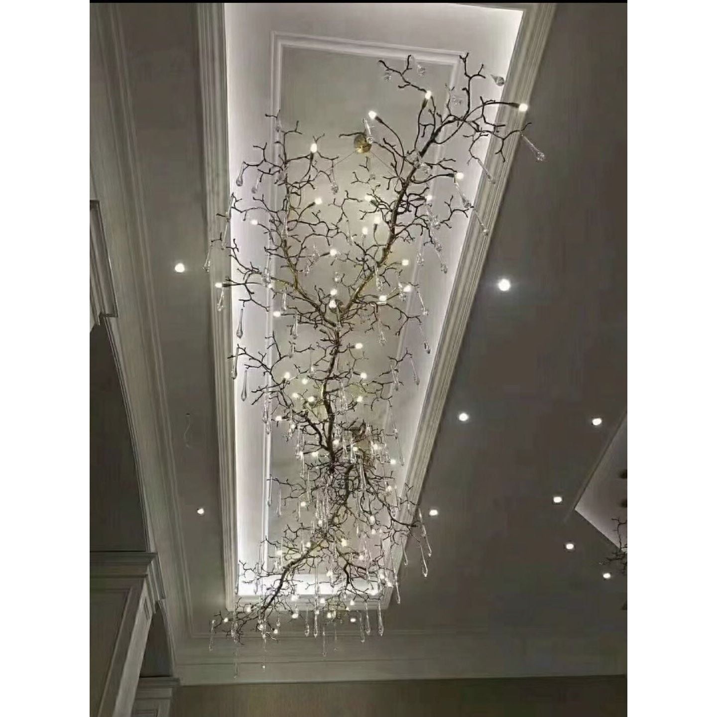 Livio Branching Hallway Chandelier by Bling Lighting Studio