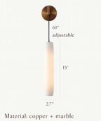 Moonshade Alabaster Pendant Wall Sconce product image