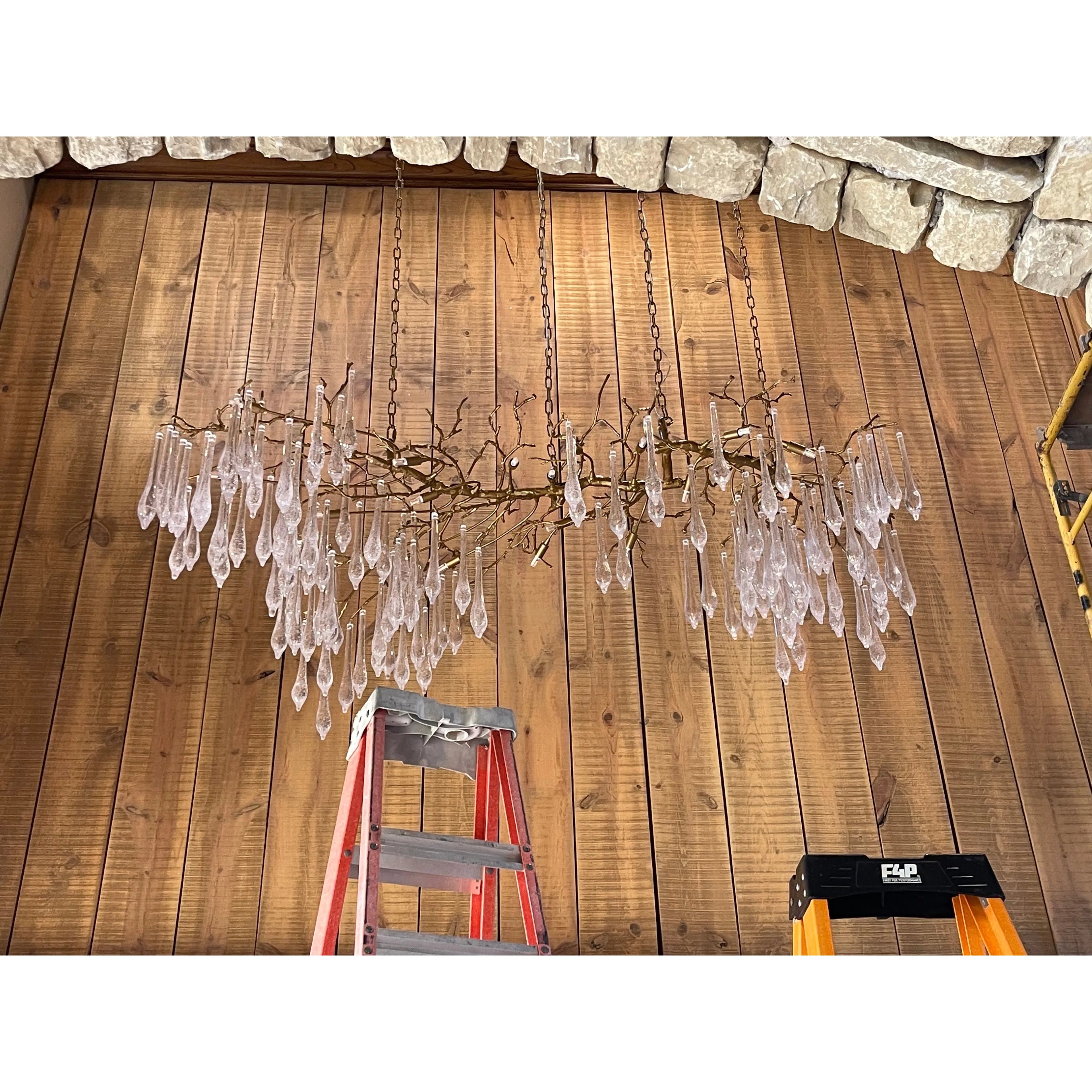 Livio Branching Hallway Chandelier by Bling Lighting Studio