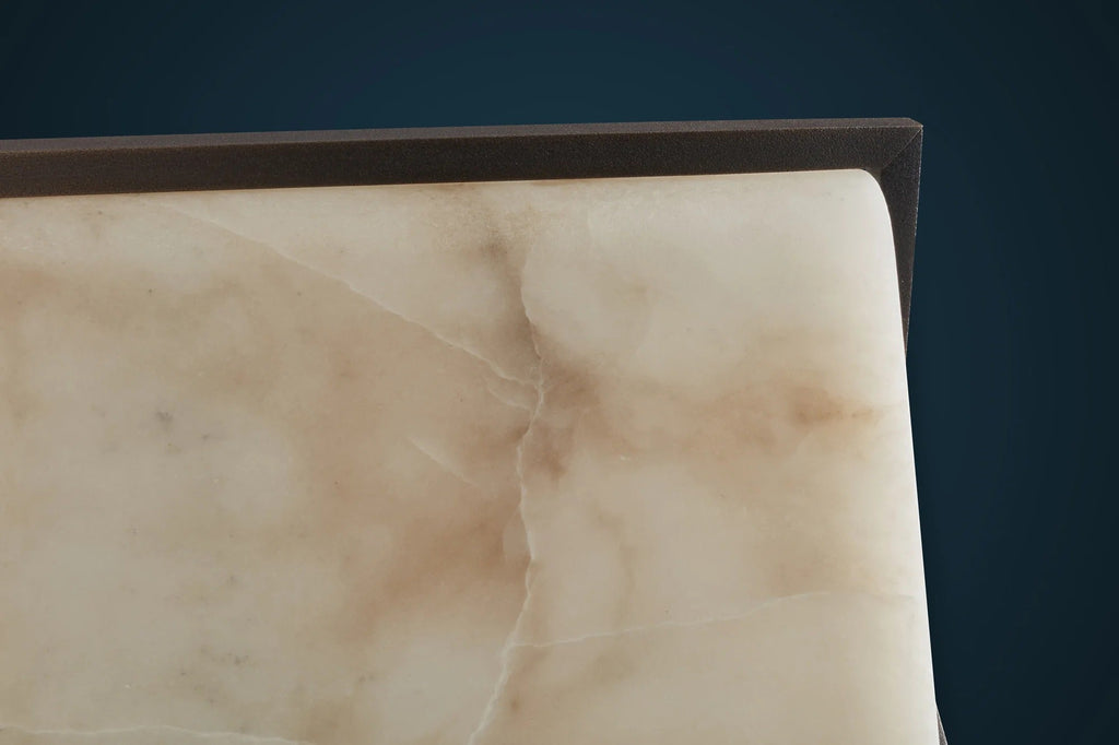 Kheop Alabaster Wall Sconce by Bling Lighting Studio