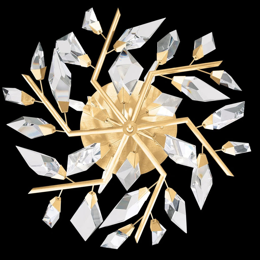 Foret 4 Light 31 inch Silver Flush Mount Ceiling Light