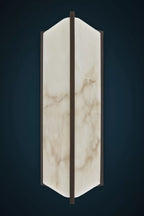 Kheop Alabaster Wall Sconce by Bling Lighting Studio
