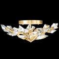 Foret 4 Light 31 inch Silver Flush Mount Ceiling Light