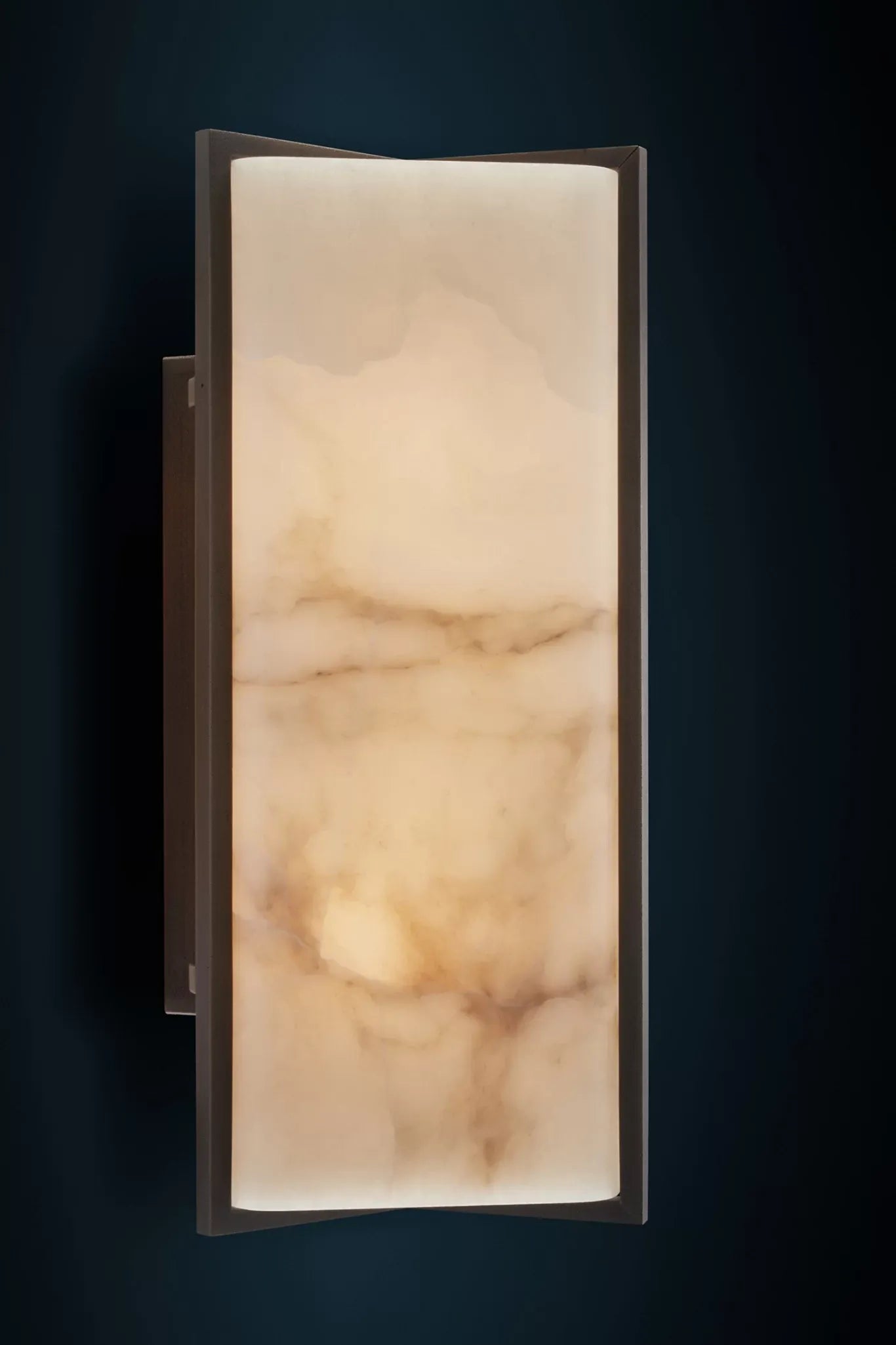 Kheop Alabaster Wall Sconce by Bling Lighting Studio