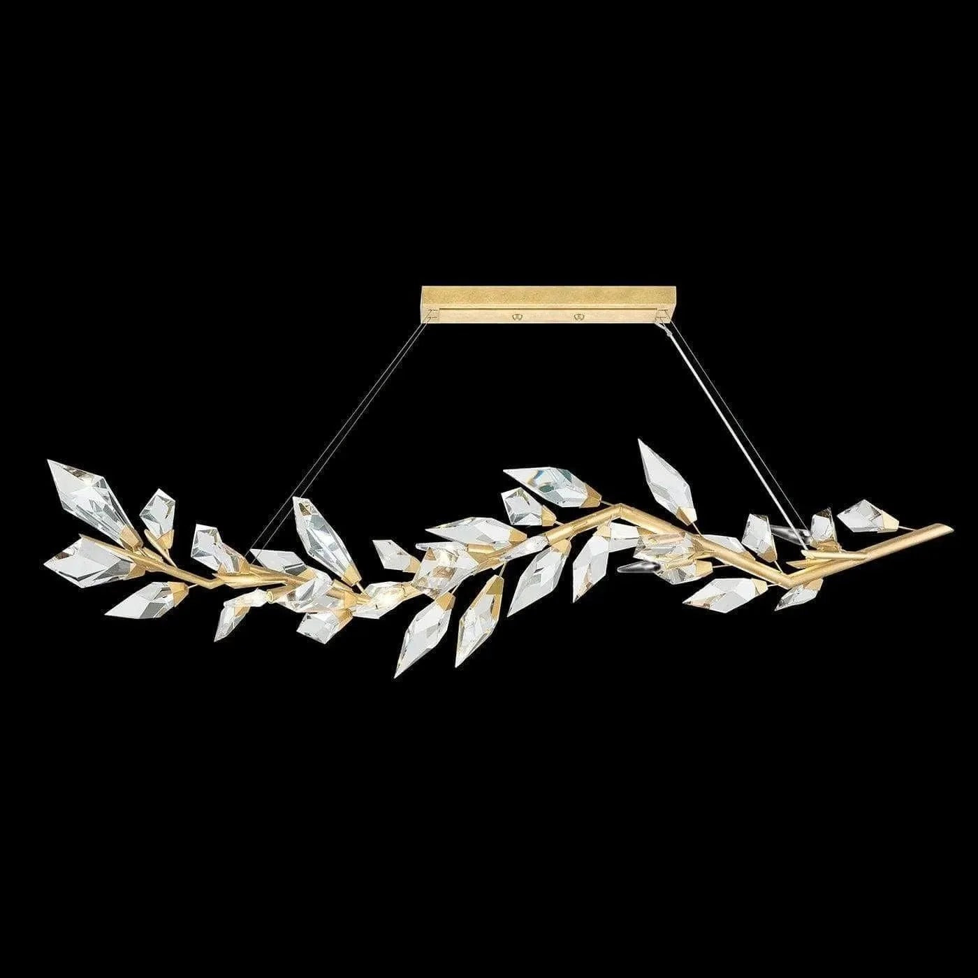 Foret 8 Light 72 inch Silver Pendant Ceiling Light