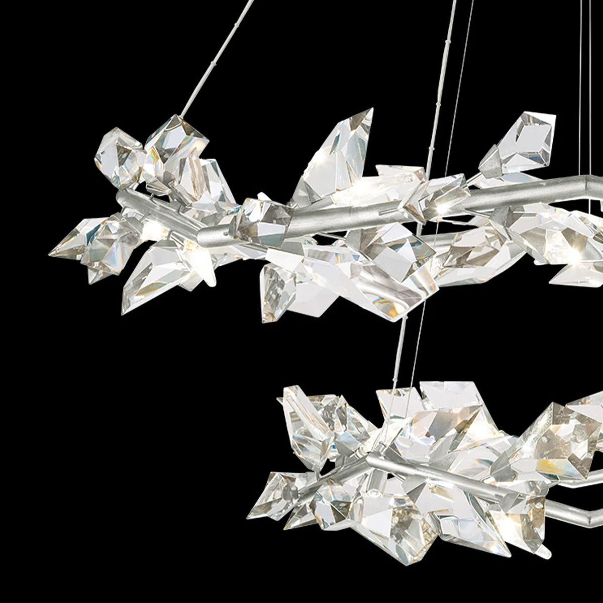 Foret 20 Light 55 inch Gold Pendant Ceiling Light