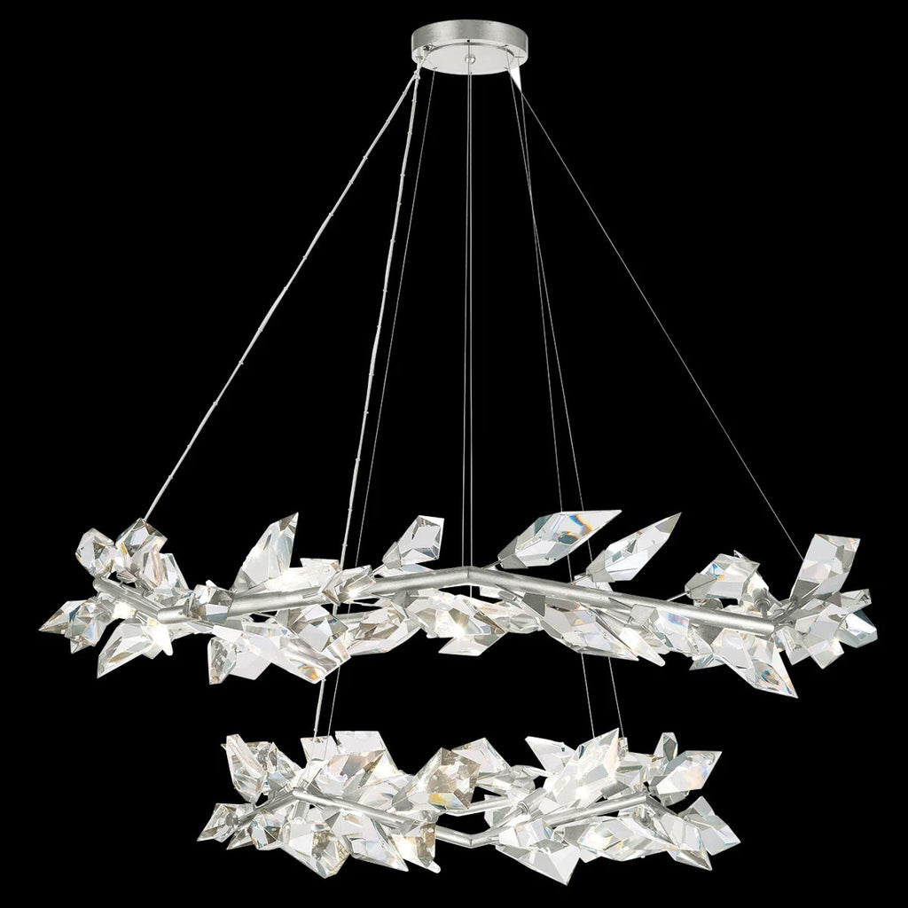 Foret 20 Light 55 inch Gold Pendant Ceiling Light