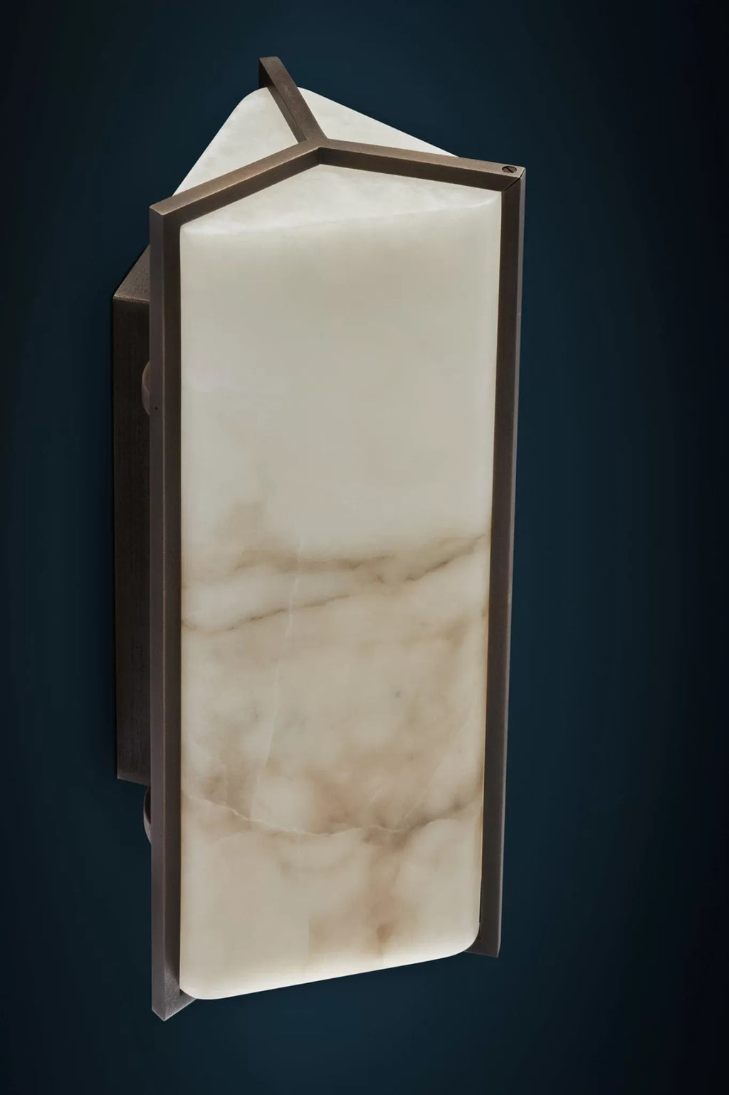 Kheop Alabaster Wall Sconce by Bling Lighting Studio