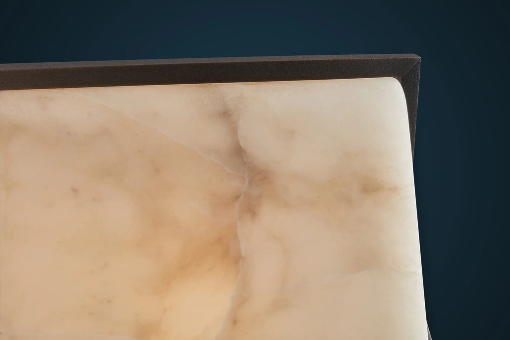 Kheop Alabaster Wall Sconce by Bling Lighting Studio