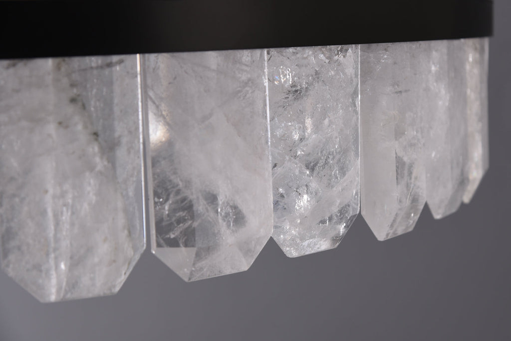 Rolantis Rock Crystal Pendant 32.7" by Bling Lighting Studio