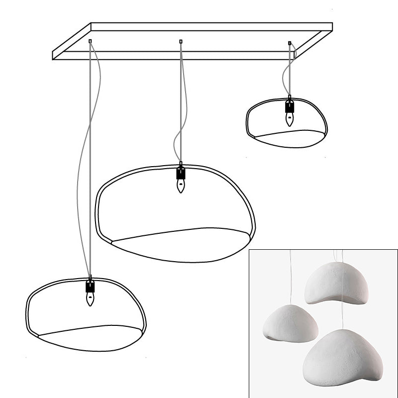 Zenra Wabi-Sabi Organic Chandelier