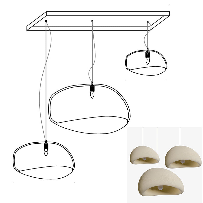 Zenra Wabi-Sabi Organic Chandelier