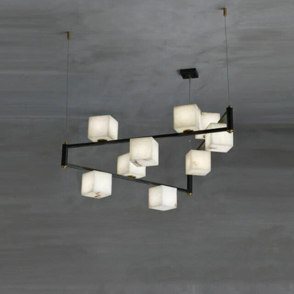 Lifang Alabaster Chandelier by Bling Lighting Studio