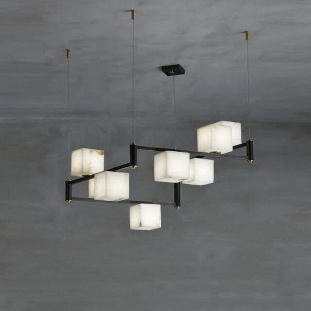 Lifang Alabaster Chandelier by Bling Lighting Studio